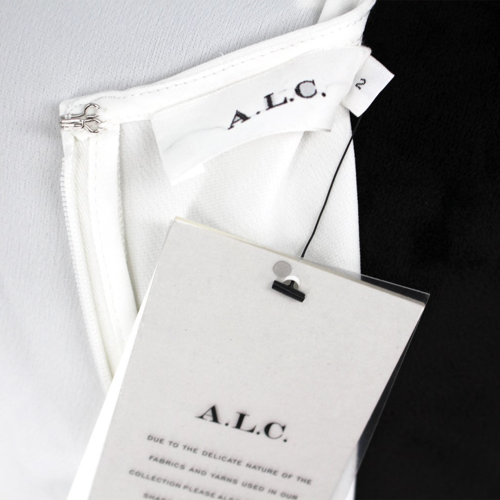 A.L.C. White Long-Sleeve Mini Dress - Picture 6 of 6